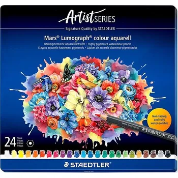 Kresba STAEDTLER Mars Lumograph akvarelové 24 barev