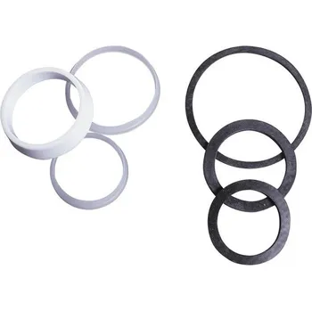 Wirquin 39370003 Vícenásobná sada těsnění sifon D32, D36, D40 pro evakuaci, bílá a černá