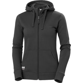 pracovní mikina Helly Hansen Mikina Classic 79323 s kapucí na zip, dámská COT59932367005-dark grey 2XL Šedá tmavá