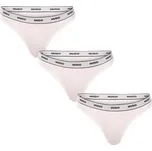 3PACK dámská tanga HUGO bílá (50545680 100)