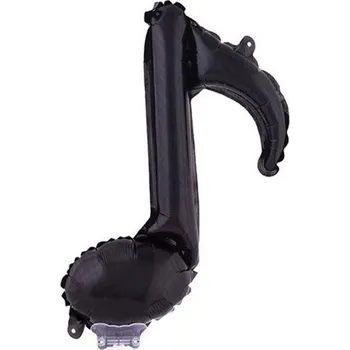 Helium do balónku Funny Fashion Foliový balonek nota, s tyčkou 47 cm