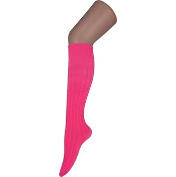 Karnevalový doplněk Funny Fashion Punčochy podkolenky růžové