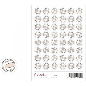 samolepka Fleppi Samolepky Volejbal