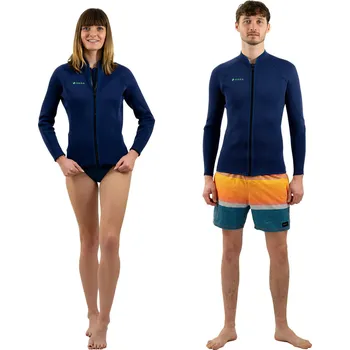 Pánská móda HANA OUTDOORS Neoprenová bunda na vodní sporty S MODRÁ|ČERNÁ