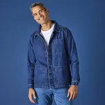 Blancheporte Worker džínová bunda se 3 kapsami modrá