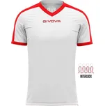 GIVOVA Sportovní tričko GIVOVA Revolution M BÍLÁ|ČERVENÁ
