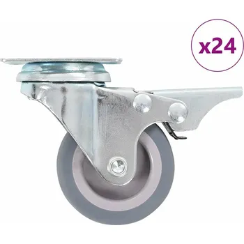 zvedák vidaXL 24 ks otočná kolečka 50 mm [277824]