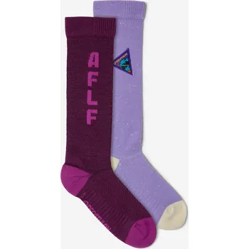 Pánské ponožky DECATHLON Ponožky Vertigo 76 35/38 FIALOVÁ