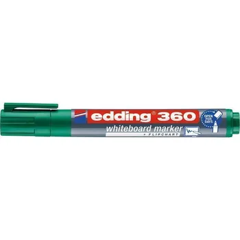Popisovač na bílou tabuli a flipchart 360, zelená, 1,5-3mm, kuželový hrot, EDDING