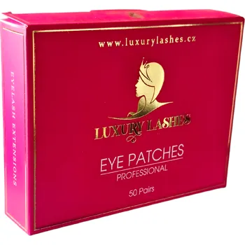 Péče o řasy a obočí Luxury Lashes Gelové podložky pro prodlužování řas s výřezem Počet kusů: 25 ks