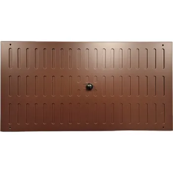 Větrací mřížka Větrací mřížka 500x260 mm ZN HNĚDÁ uzavíratelná