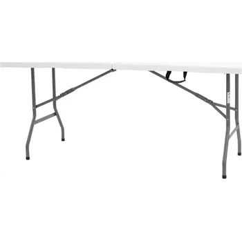 Zahradní nábytek Skládací stůl - HECHT FOLDIS WHITE TABLE (Skládací zahradní stůl vyrobený z ocelovo-hliníkových profilů s komaxitovou úpravou. Povrch stolu je vyroben z vysoce odolného plastu. Síla desky 4 cm.)