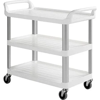 Meva Servisní vozík bílý - 3 patra