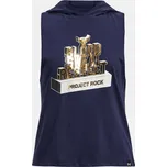 Tmavě modrá holčičí mMikina s kapucí Under Armour Rock