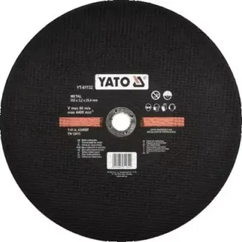 Řezný kotouč Yato - Kotouč řezný na kov Ø355 x 25.4 x 3.2mm YT-61132