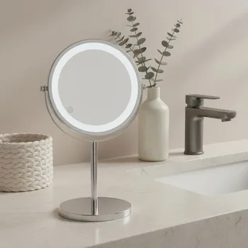 Zrcadlo Kosmetické zrcátko KLEINE WOLKE Recharge Mirror Led 17 cm
