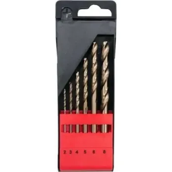 Vrták YATO - sada vrtáků do kovu HSS-COBALT 2, 3, 4, 5, 6, 8mm 6ks