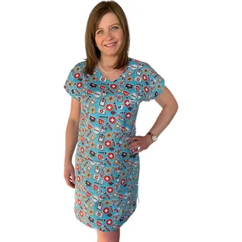 Zdravotnický oděv Dámské pracovní šaty MÓDA PRO ZDRAVOTNÍKY Velikost: XL