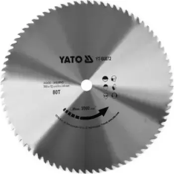 Pilový kotouč Yato - Pilový kotouč na dřevo 500x32mm 80 zubů