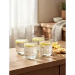 Sinsay - Rýhované sklenice 4 ks - bílá - 346ES-00X - 346ES-00X-ONE-1