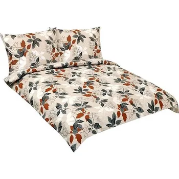 Povlečení BELLATEX Povlečení bavlna F 90/807 podzimní listy 1 ks 200 × 220, 2 ks 70 × 90