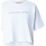 MICHAEL Michael Kors Tričko EMBSSED černá / bílá