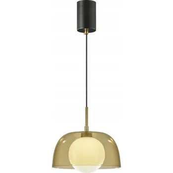 KOS, závěsné svítidlo, moderní styl, 1 světlo, patice G9, jantarová, průměr 23 cm