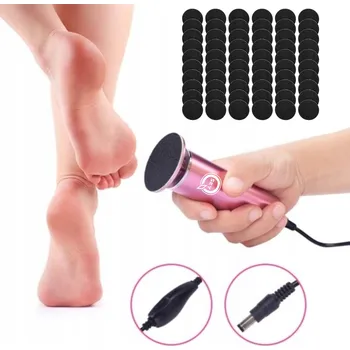 Elektrický Pilník na nohy QSKY zlatý 2,00 W sada 60 vložek