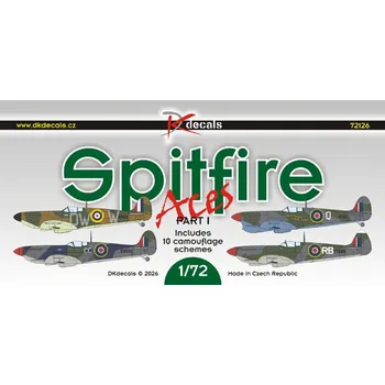 Plastikový model 1/72 Spitfire Aces (10x camo) Part I.