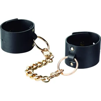 BIJOUX MAZE BIJOUX INDISCRETS MAZE WIDE CUFFS Barva: ČERNÁ