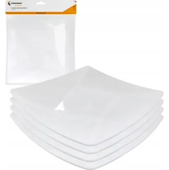 Talíř Talíř čtvercový 20,5 cm 4 ks VERGIONIC