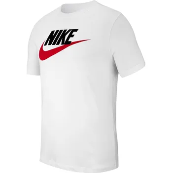 Pánské tričko Pánské tričko s krátkým rukávem Nike SPORTSWEAR bílé AR5004-100 - 3XL | UK 13 | US 14