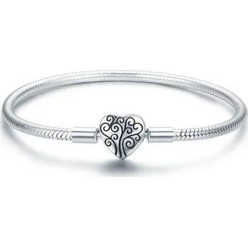 Náramek Elenys stříbrný náramek na přívěsky Srdcový strom života Velikost: 18 cm