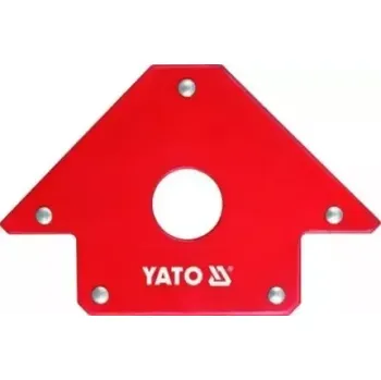 Úhloměr YATO - Úhelník magnetický pro svařování s otvorem 102 x 155 x 17mm