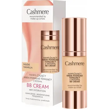 Podkladová báze na tvář CASHMERE BB HYDRATAČNÍ KRÉM - PODKLADOVÁ BÁZE TÓNUJÍCÍ S EKTOINEM NUDE VANILLA