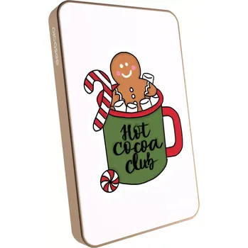 Powerbanka Picasee Powerbanka s MagSafe 5 000 mAh Zlatá - Hot Cocoa Club