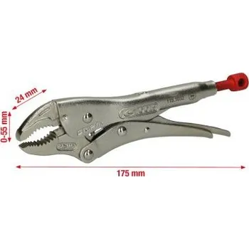 Kleště KS Tools Skřipcové kleště, 55 mm, 175 mm 115.1032