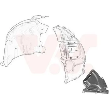 Příslušenství karosérie obložení, dutina kola VAN WEZEL 0633432