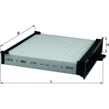 Ventilátor topení a klimatizace Filtr, vzduch v interiéru MAHLE LA 227