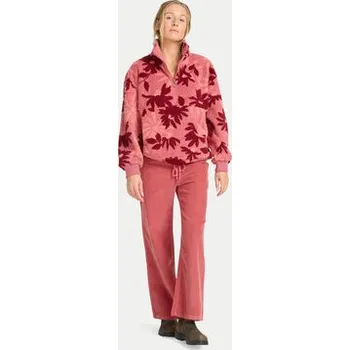 Dámská mikina Billabong Fleecová mikina Time Off EBJPF00112 Růžová Relaxed Fit l_12