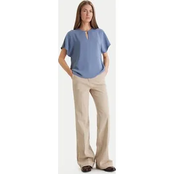 Dámská halenka Calvin Klein Halenka LV044E902G Světle modrá Regular Fit XXL