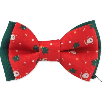 Hračka pro psa Motýlek Dog Fantasy Winter Tale Vánoční 10x6cm 2ks