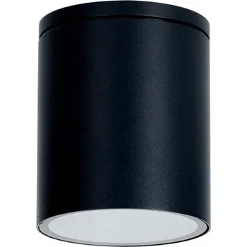 ACA Lighting venkovní stropní svítidlo GU10, černé, IP65, 230V, max. 35W, kulaté