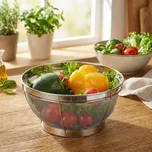 TESCOMA Grand Chef Steel 25 cm – cedník z nerezové oceli