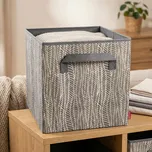 TESCOMA Fancy Home 30 x 30 cm hnědý – látkový úložný košík