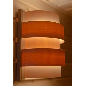 Saunaproject kryt světla do sauny vrba Abachi