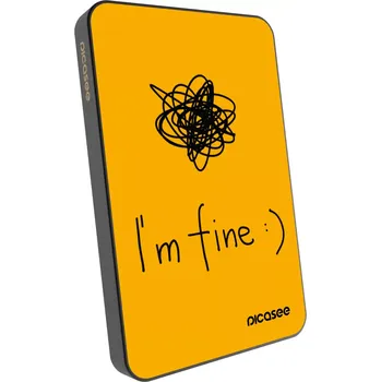 Powerbanka Picasee Powerbanka s MagSafe 5 000 mAh Šedá - I am fine