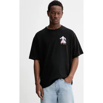 Bavlněné tričko Kenzo FG55TS4014SK černá 99X, vel. S