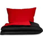 Kvalitex Saténové povlečení LUXURY COLLECTION červené/černé