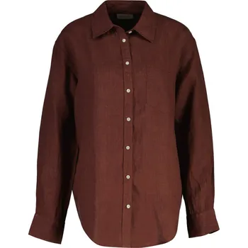 KOŠILE GANT REL LINEN LS SHIRT FRESH SOIL
